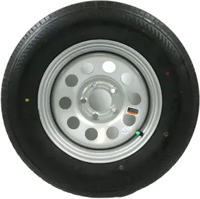 ST205/75R15 radial tire - 5-Lug steel mod wheel