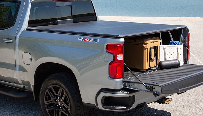 ProMaxx soft folding tonneau cover on a pickup truck bed